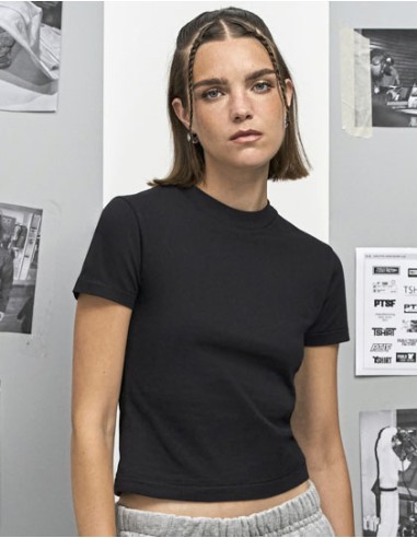 SOL-04811-Womens Cropped T-Shirt Lilia